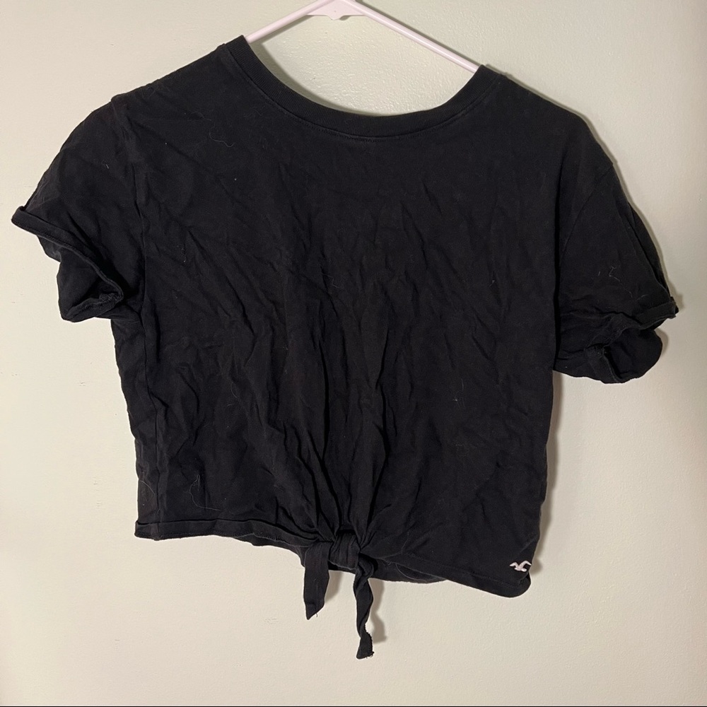 Crop top with front tie